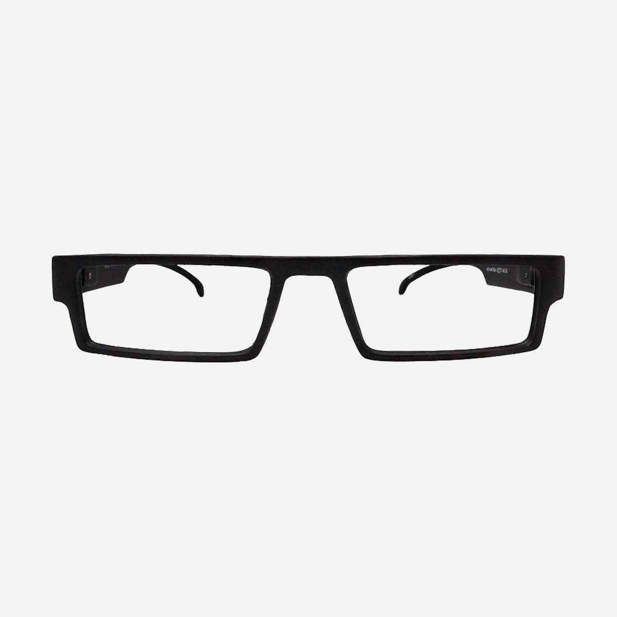 Lunettes de lecture bout de nez noires, monture rectangulaire fine et légère pour homme et femme.