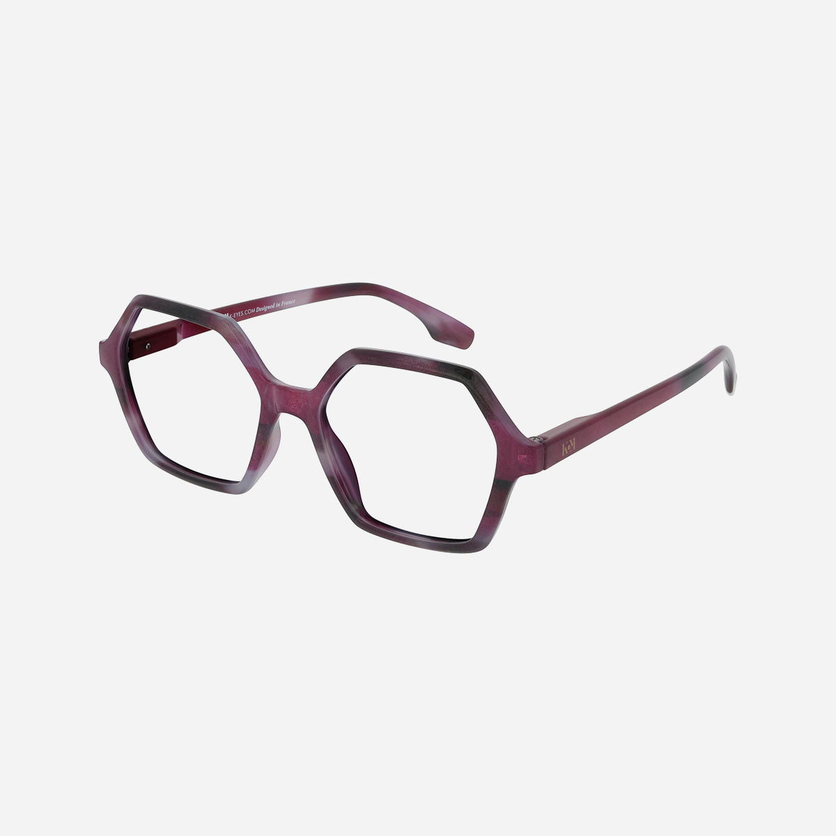 Lunettes de lecture T50 à forme hexagonale, monture légère et originale avec branches flexibles, pour corriger la presbytie.